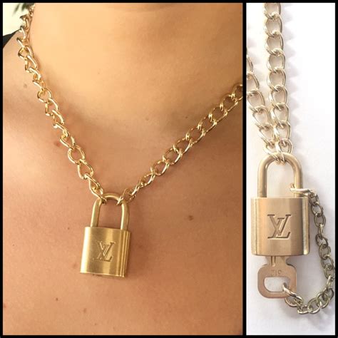 lv locket necklace.